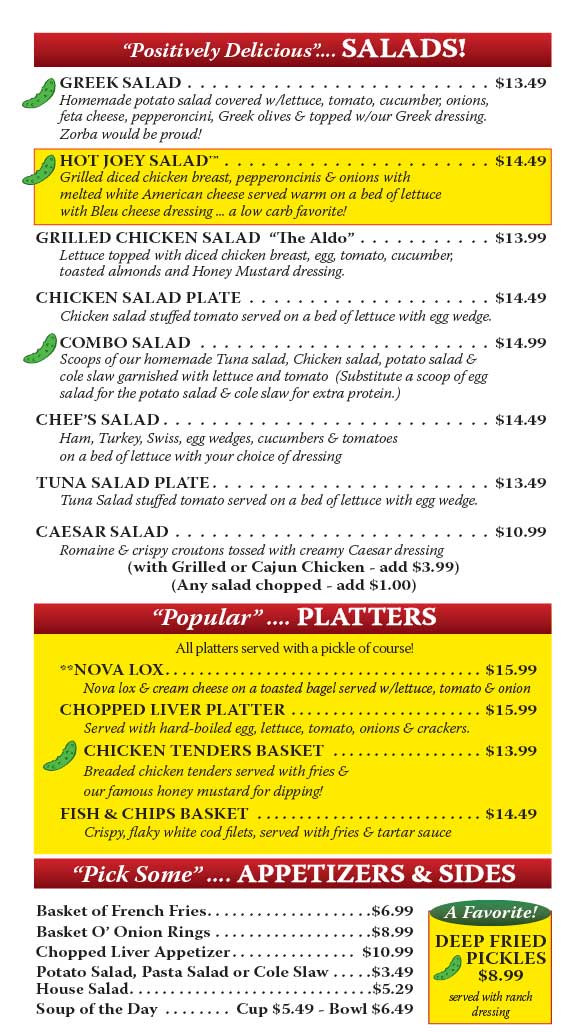 pickles salads